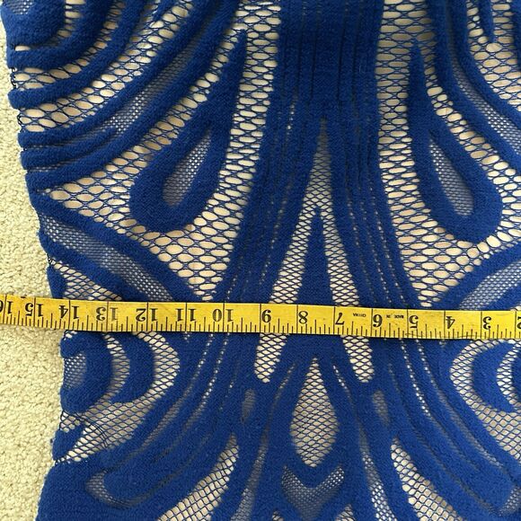 Rachel Allen Mini Strapless Blue Dress Women's Size 8 Party Dance Cocktail - Picture 6 of 10